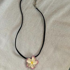 NWT - Plumeria necklace.  !7 mile drive